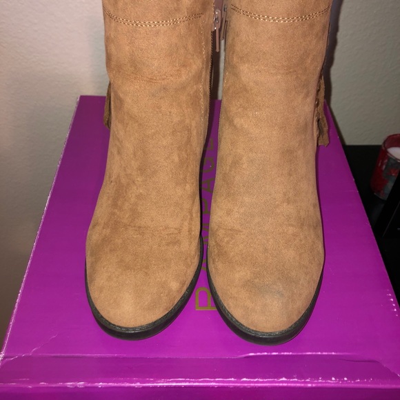 RAMPAGE WOMEN'S ANKLE BOOTS CHESTNUT 6 1/2M - Picture 4 of 7